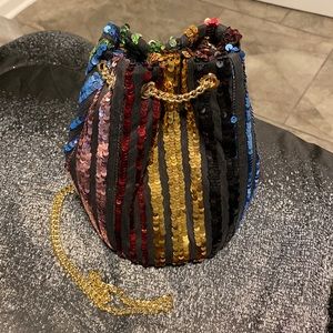 Sequin colorful purse from Express